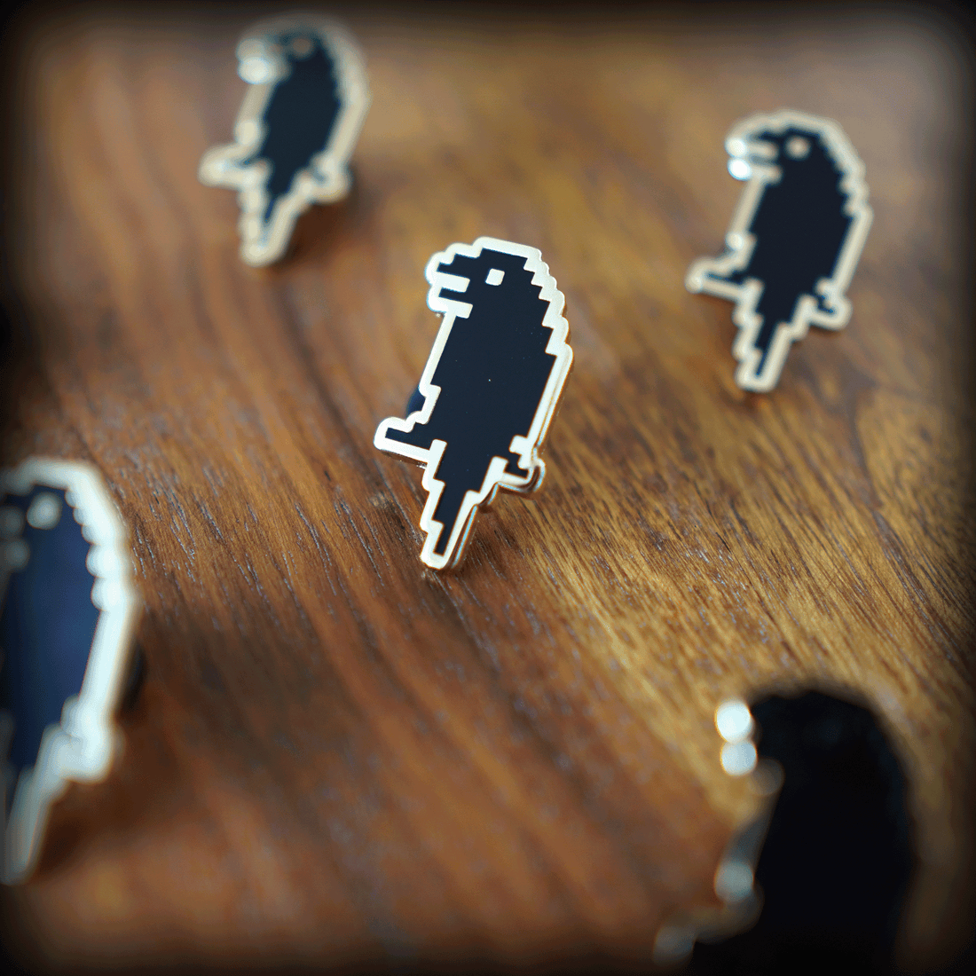 Crow Pin • Look Left
