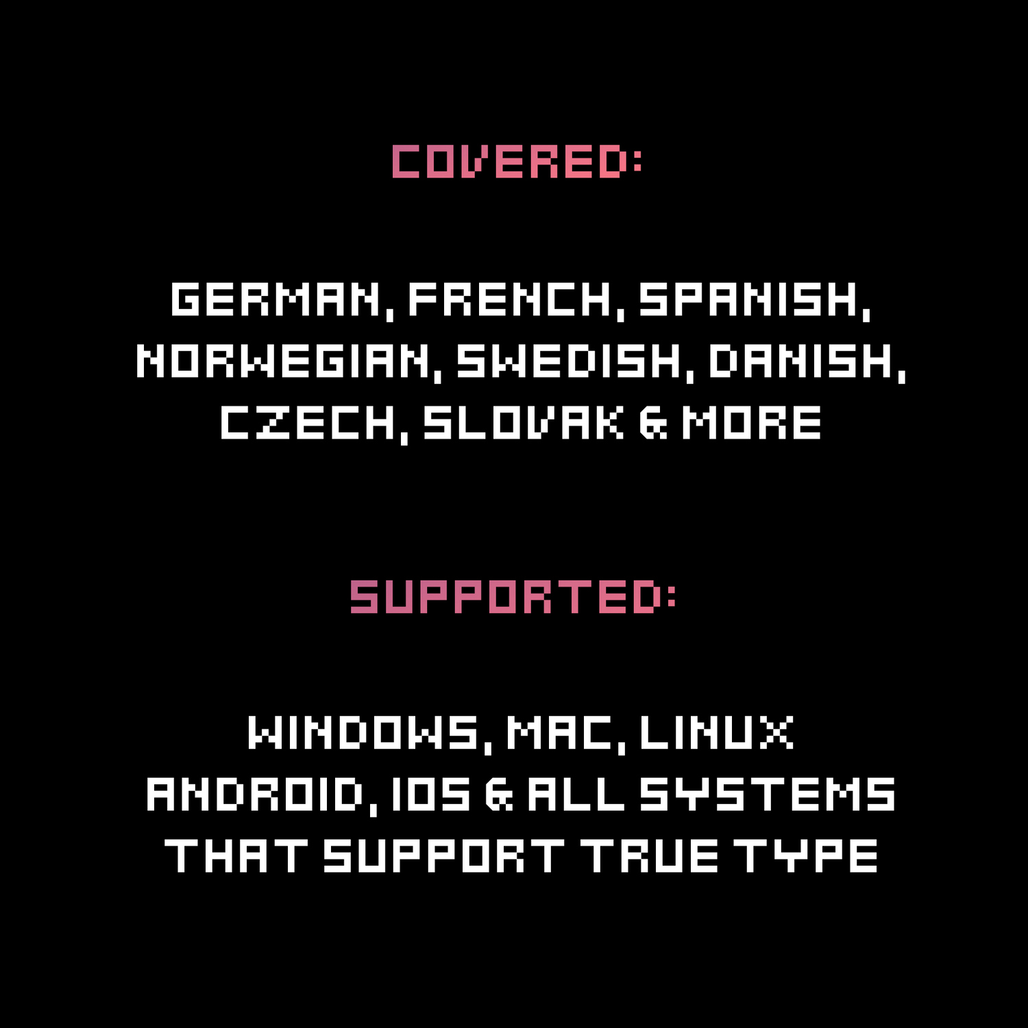 Retro Mode - Pixel Art Font