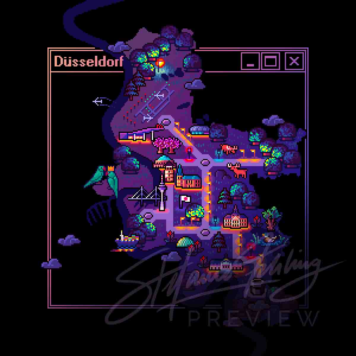 City Map - Düsseldorf