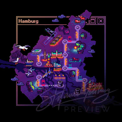Stadtplan - Hamburg