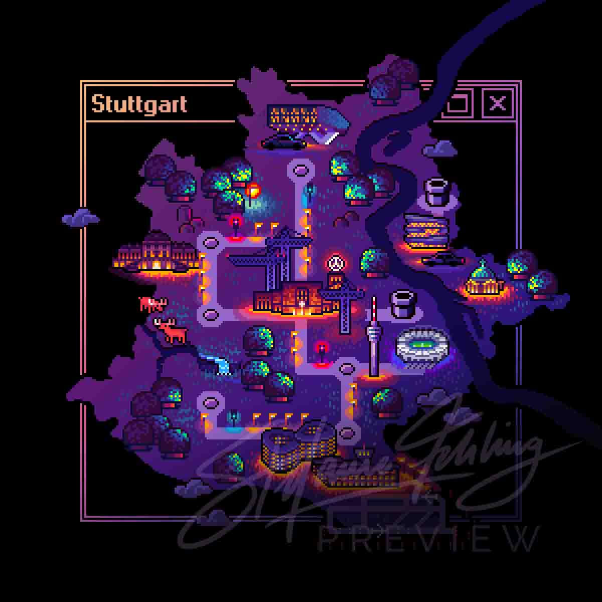 Stadtplan - Stuttgart