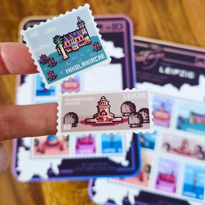 (Fake) Post Stamp Stickers: Leipzig