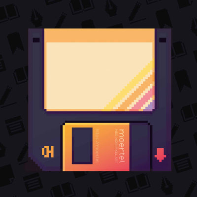 Sticky Notes - Floppy Disk (Dark)