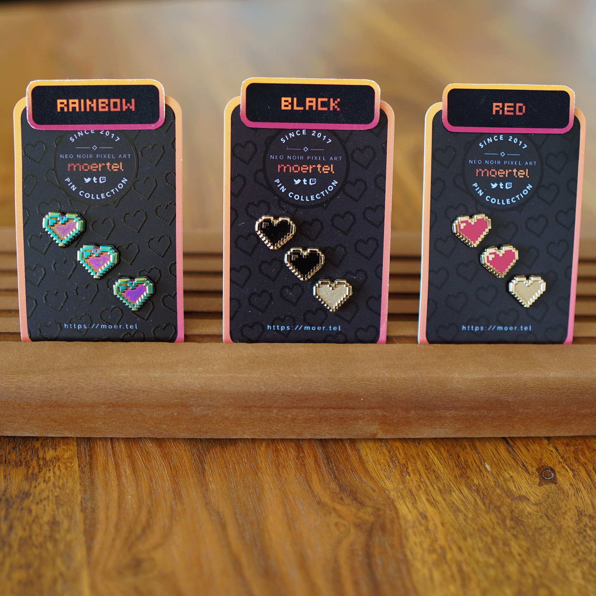 Pins • Pixel Hearts