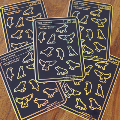 The Murder | Holo Sticker Sheet