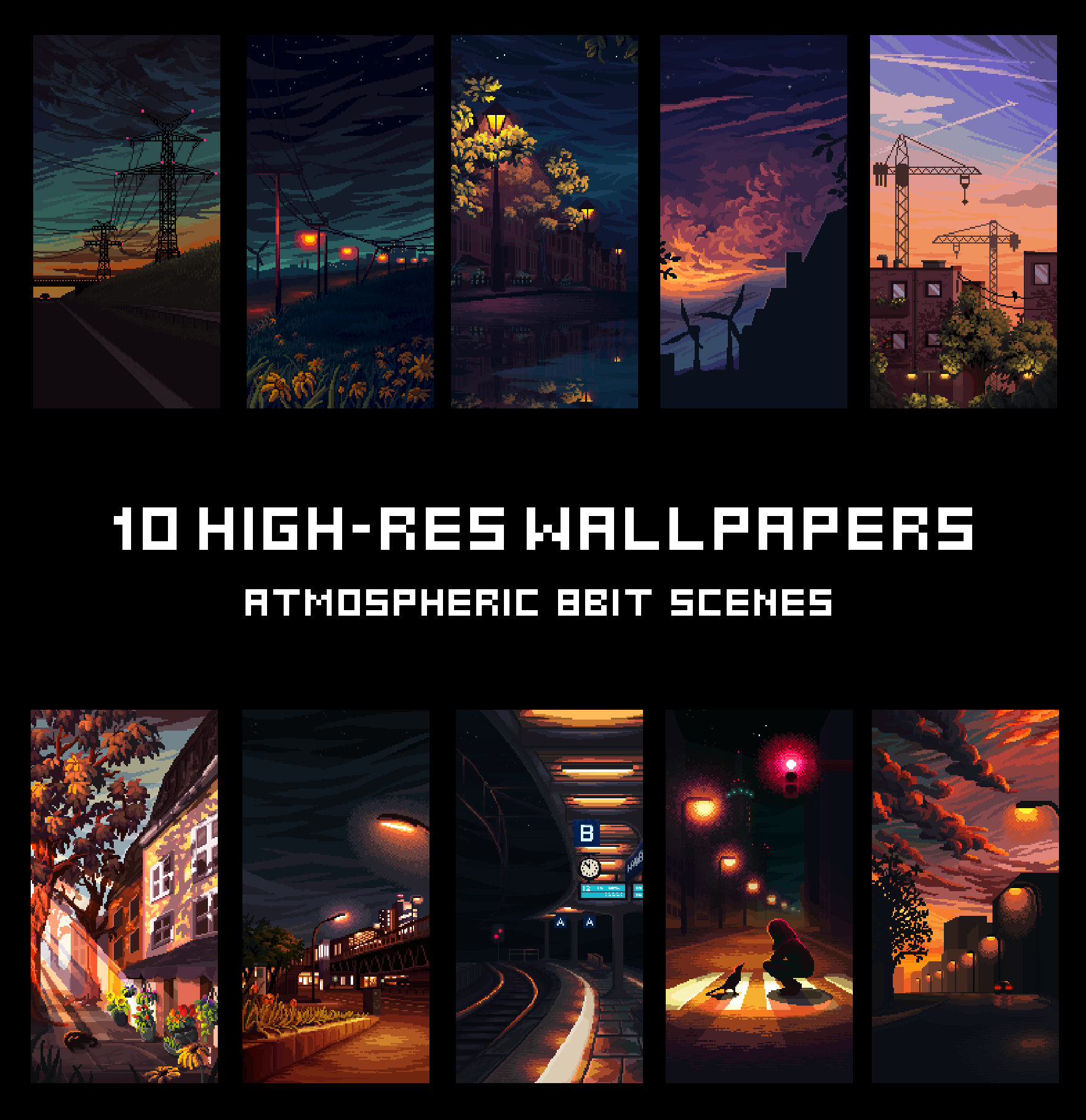 Pixel Art Wallpaper Pack