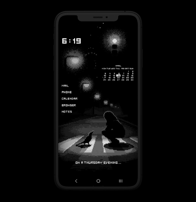 Noir Pixel Art Wallpaper Pack